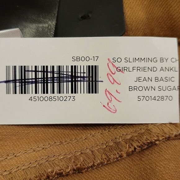 Chico's The So Slimming Girlfriend Ankle Slim Fit Jeans - Picture 7 of 8